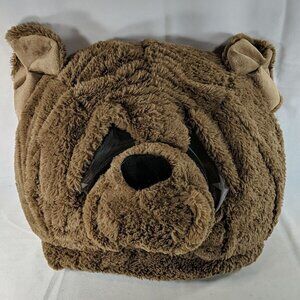 Dan Dee Big Greeter Heads Brown Dog Bulldog Oversized Costume Halloween Mascot